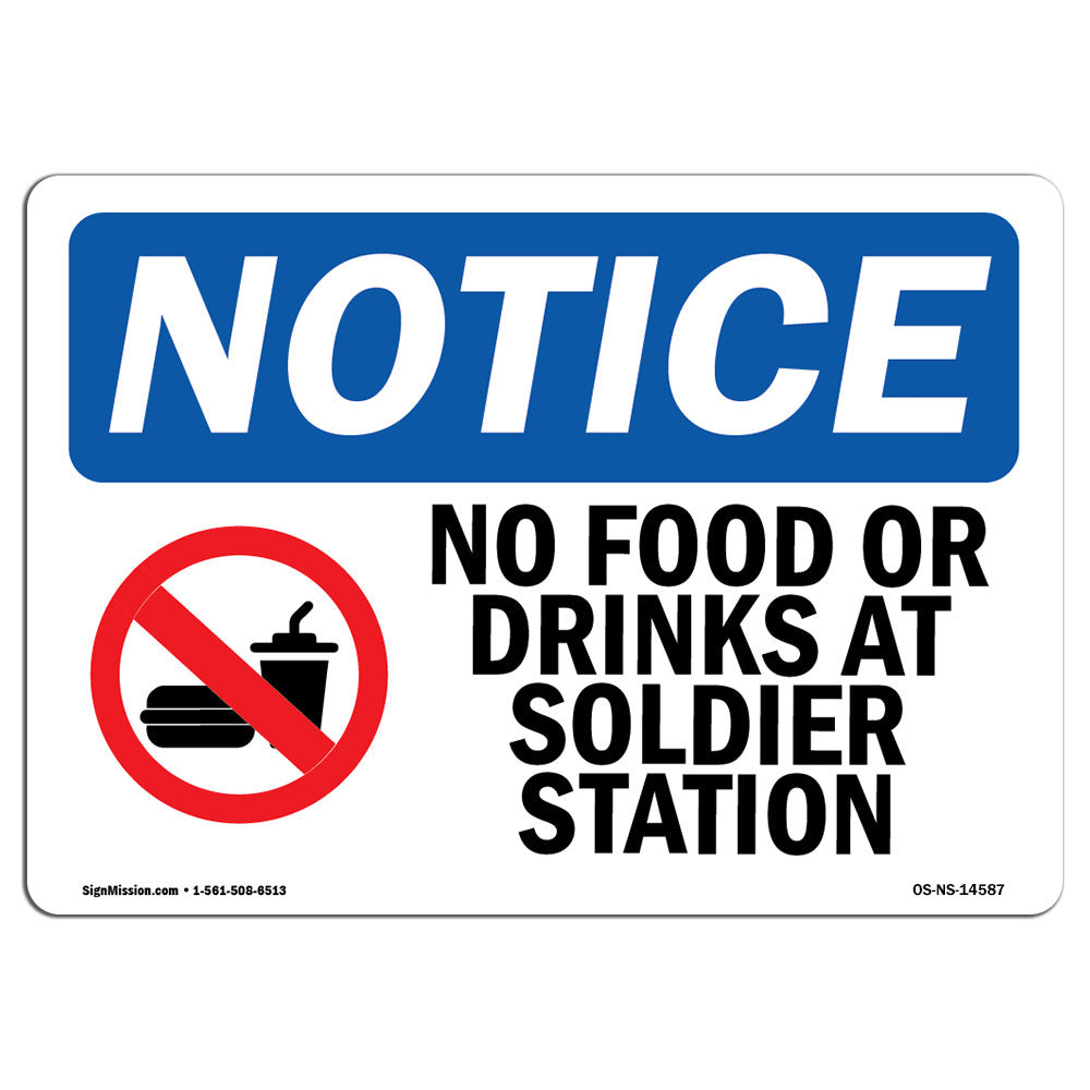 SignMission No Food or Drink at Solder Station Sign | Wayfair