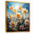 Cadre flottant doré