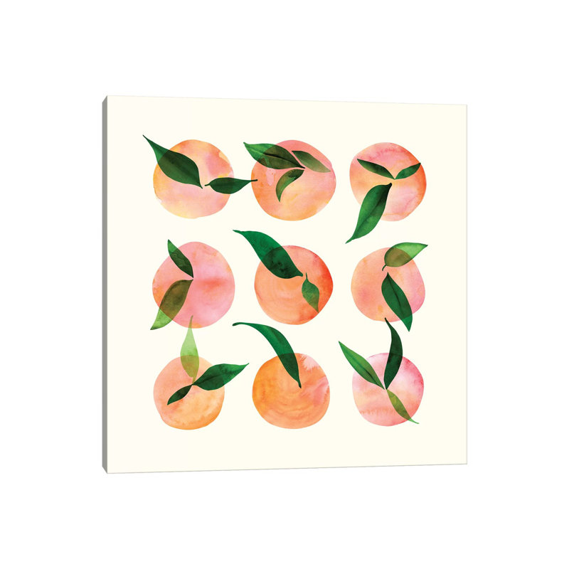 Watercolour Fruit by Modern Tropical - Wrapped Canvas Painting, 93.98 cm H x 93.98 cm W