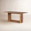 Erie Solid Oak Dining Table-182357830