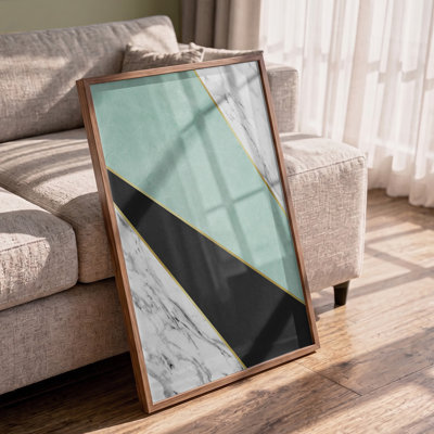 Geometric Marble Gold Design by Other Artist