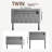 Deantae Upholstered Headboard-1177243377