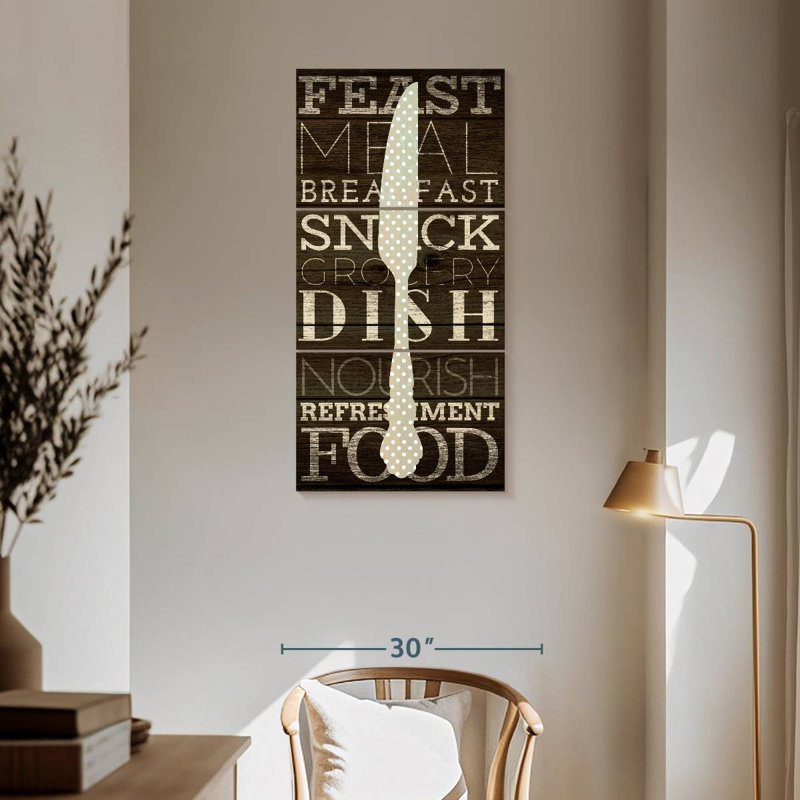 Couteau à pain de cuisine, H 62 po x l 30 po