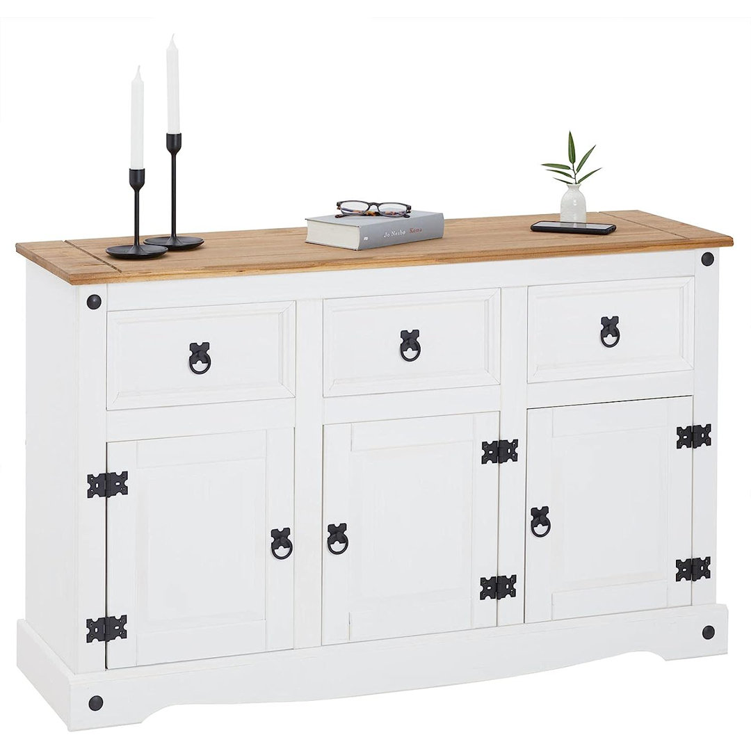 Harley 125cm Solid Wood Sideboard