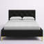 Lit plateforme tapissier double Mimi-70711002