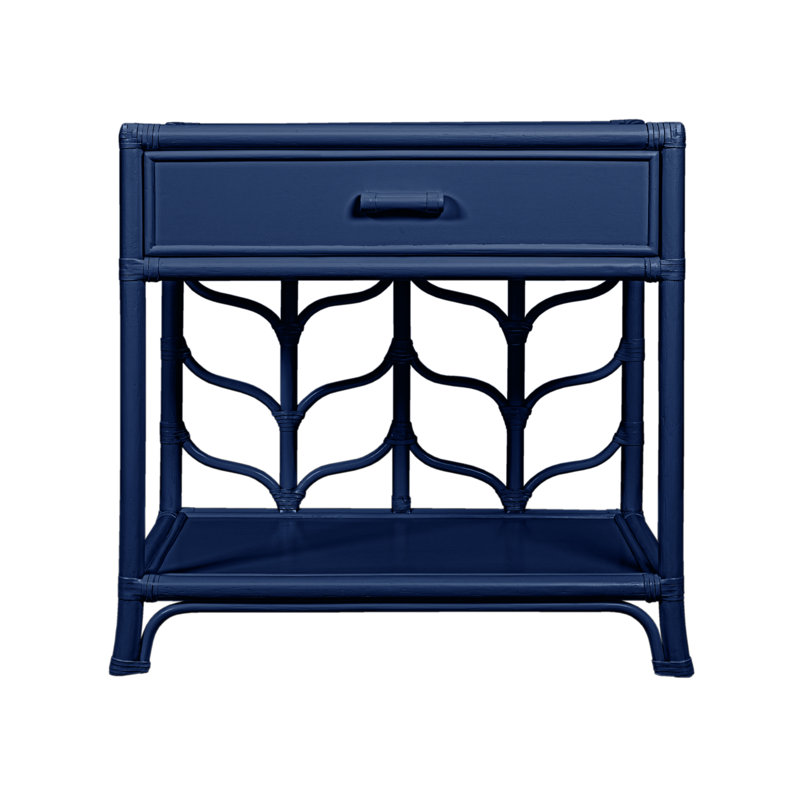 Ivy 1 - Drawer Nightstand, Navy Blue