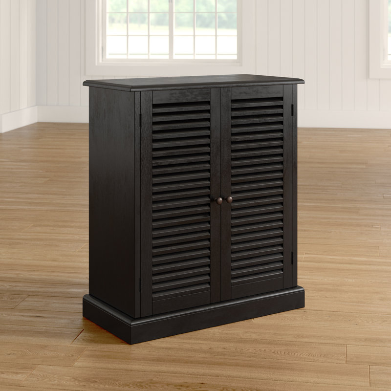 Polton 15 Pair Shoe Storage Cabinet, Espresso