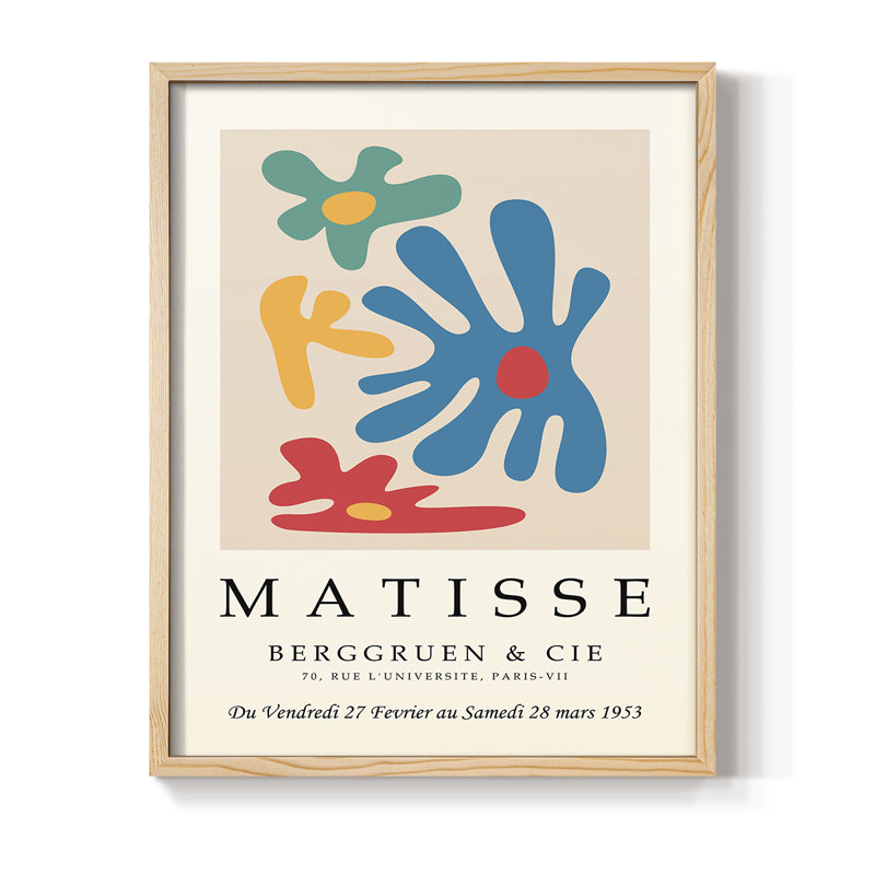 Matisse LXXIX Framed Print Framed Print - Solid Wood, 21" H x 17" W