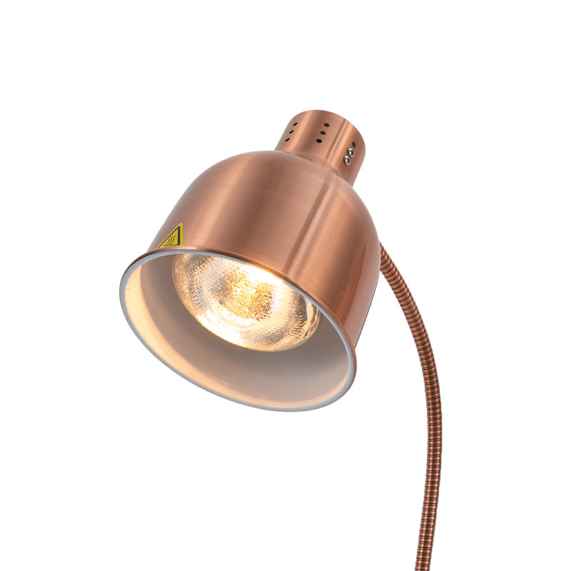 Lumière chauffante à 2 têtes 500W, Or rose