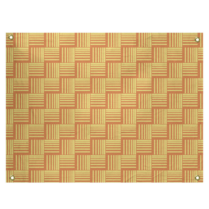 Jaya Polyester Tapestry, 26" H x 36" W, Yellow/Orange