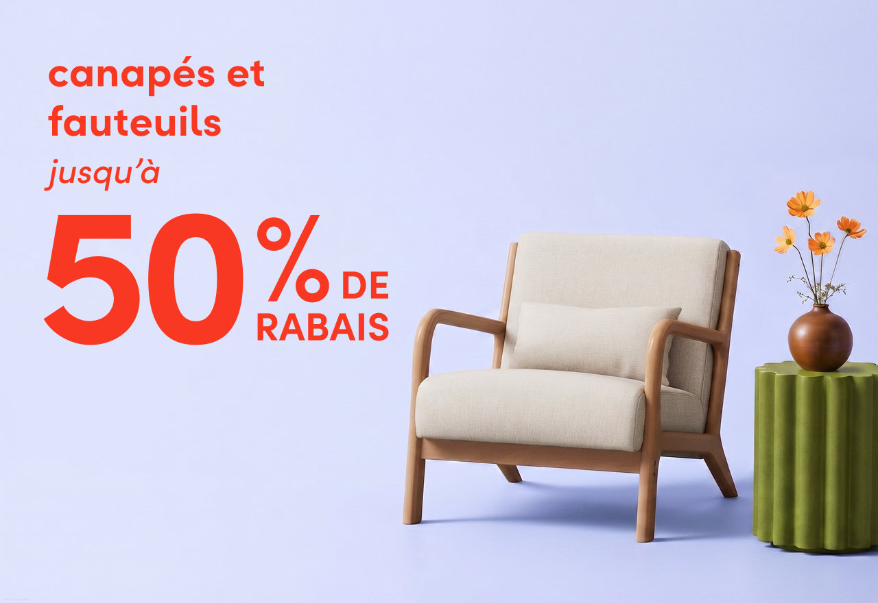 canapés et fauteuils en solde