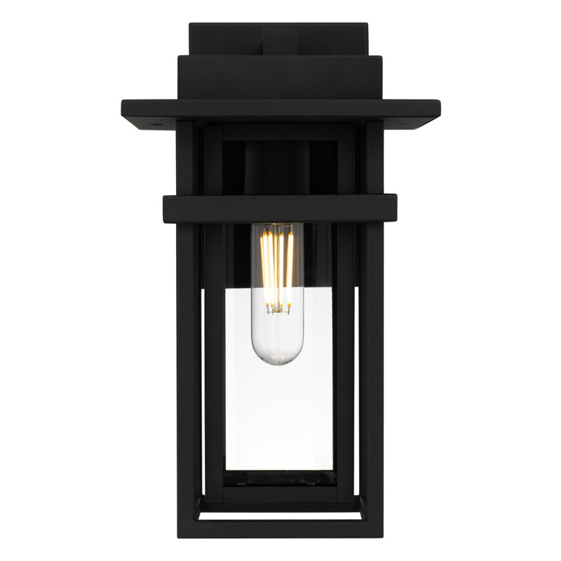 Lanterne murale d'extérieur 1 lumière Alyena, H 12 po x l 7 po x P 7,75 po