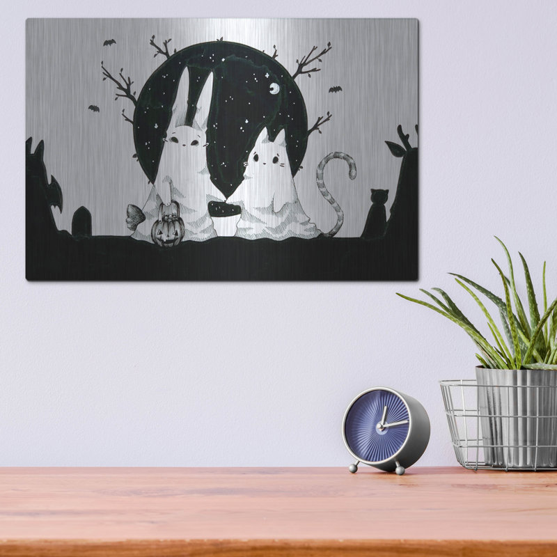 «Ghost Sœurs» par Avery Multère, «Ghost Sœurs» par Avery Multrier, H 12 po x l 16 po
