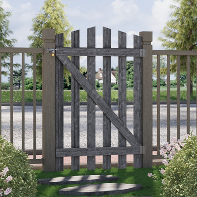 Adelheid Gate Fencing with 1 Panel(s) Included
