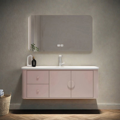 Simple and modern style smart bathroom cabinet