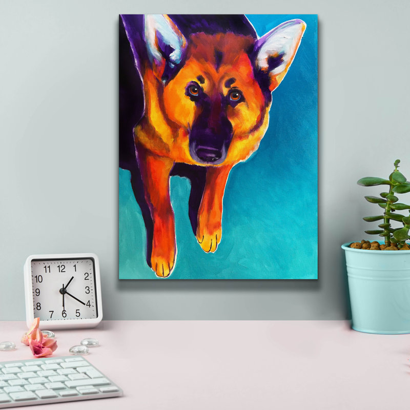 «Red Barrel Studio» par Dawg Painter, art mural sur toile Red Barrel Studio, H 16 po x l 12 po x P 0,75 po