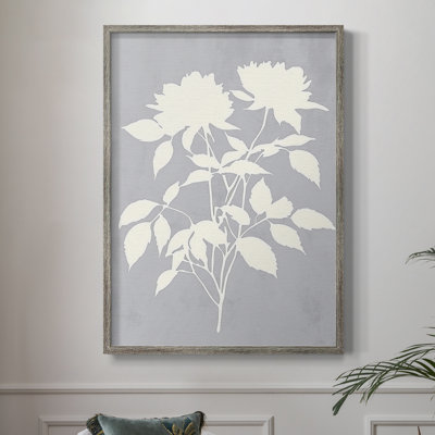 Reproduction encadrée FLORAL Series dxci - bois massif