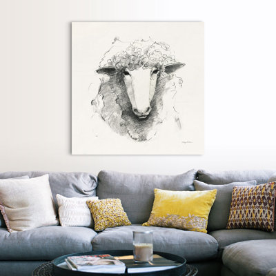 " Life at Home VIII Vintage Cream " Watercolor and Acrylic Print