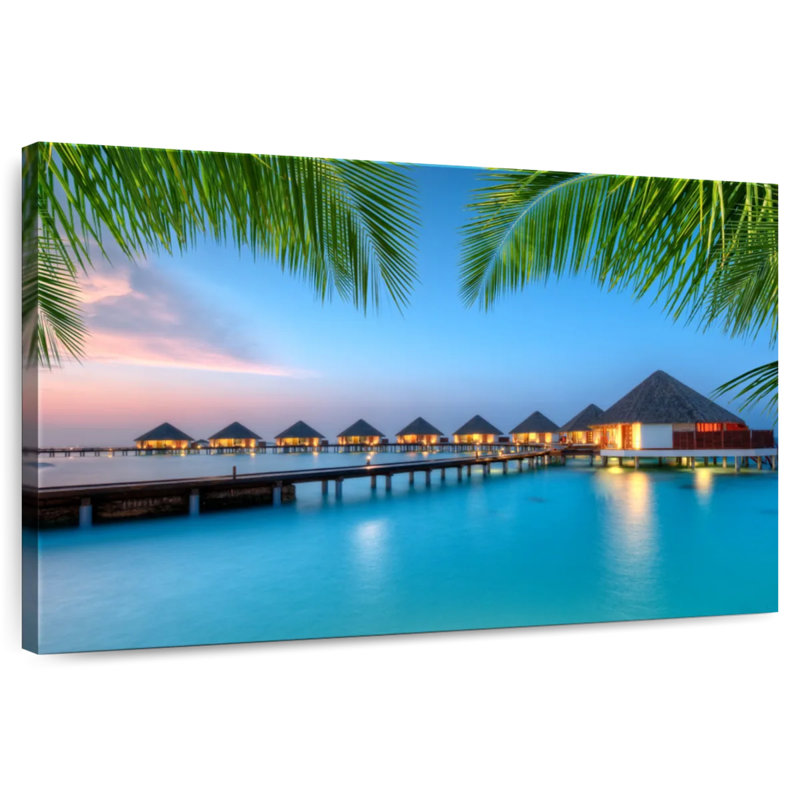 Bungalow Aletra Maldives Water, H 34 po x l 51 po