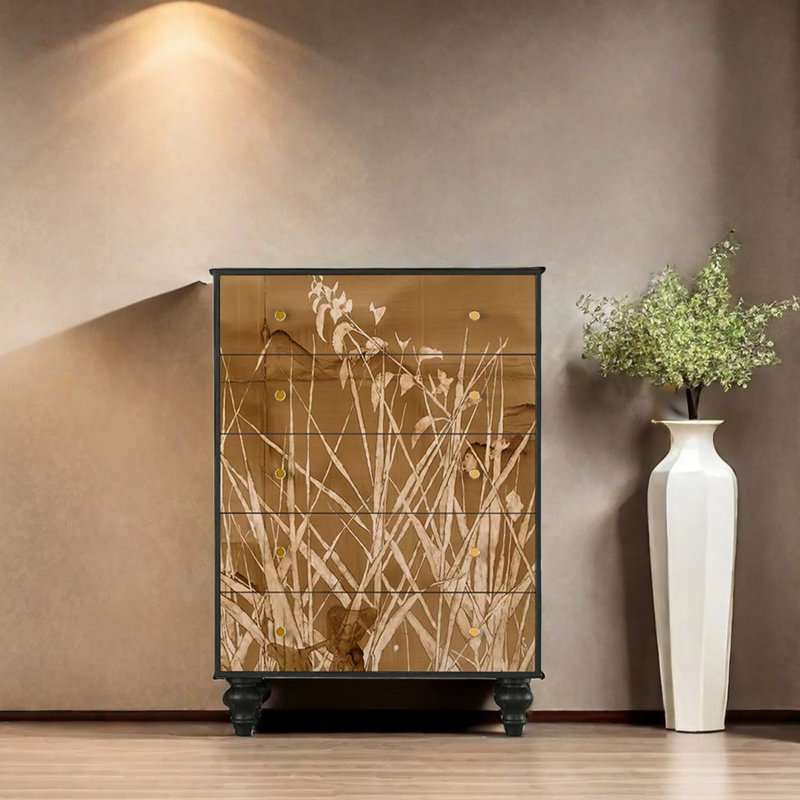 Commode d'appoint en bois massif Simple Creative