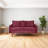 55.8" Loveseat velvet Sofa With Wooden Legs,modern Design With Cushions-1975204311