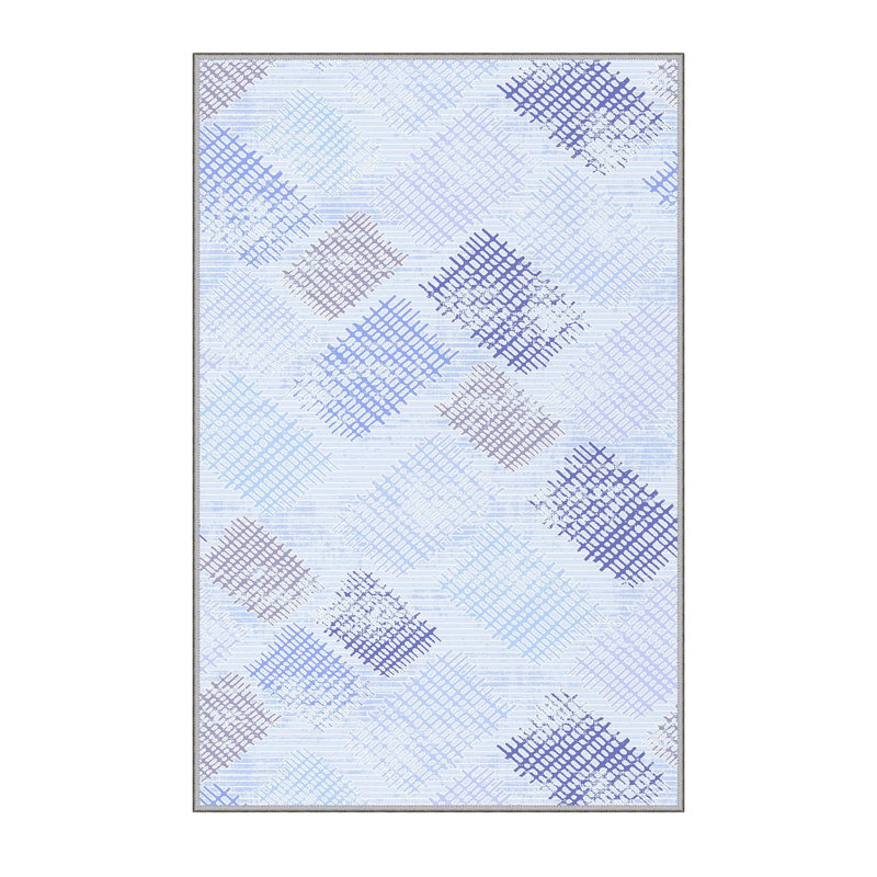 Antibacterial Hall Carpet, 3D Digital Printed, 3.3 x 4.9 ft | 100% Polyester, 0.3 in Pile Height, Non-Slip Underside, Machine Washable, Durable & Easy Care | Perfect for Living Room, Entryway & Home Décor