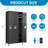 72"H Metal Locker for Employees – Heavy Duty Steel Storage Cabinet with Ventilated Doors for School Gym Garage Office (3 Door)-109715388-125400414
