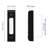 Heath Zenith Black Metal Wired Lighted Push Doorbell Button