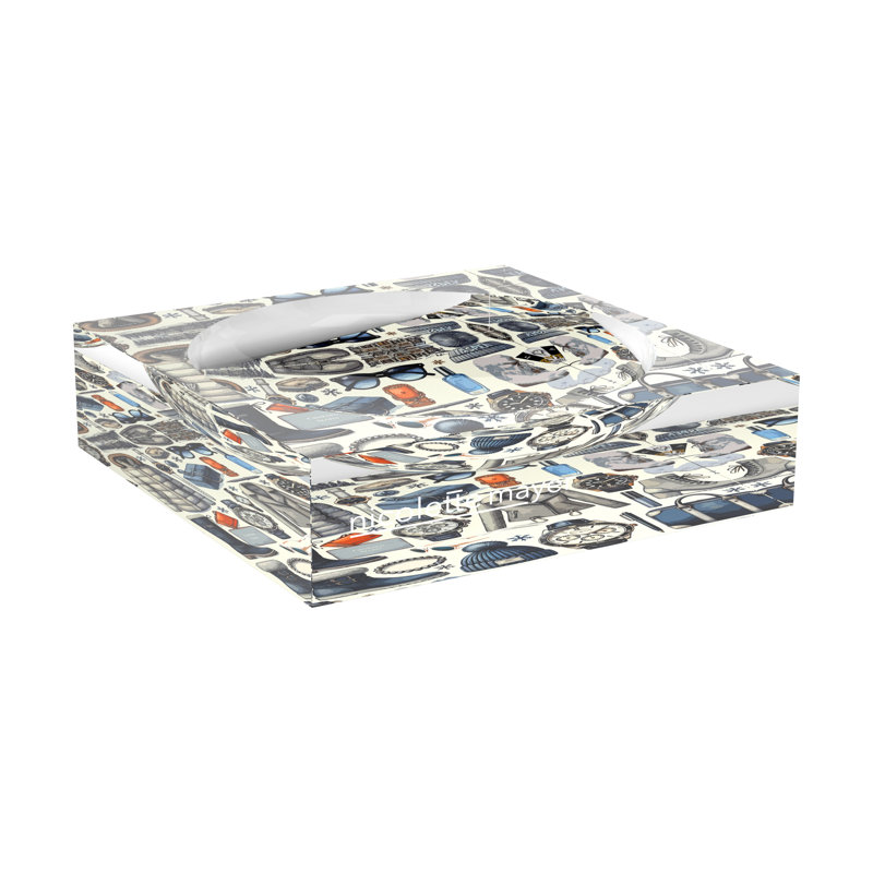Aspen Chic Blue Acrylic Candy Catchall Dish, 6"W x 6"D x 2"H