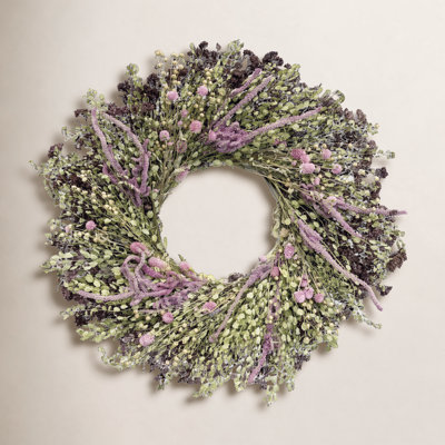22'' Handcrafted Dried Mixed Assortment Wreath