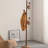 Walnut Solid Wood Freestanding 7 - Hook Coat Rack-364767171