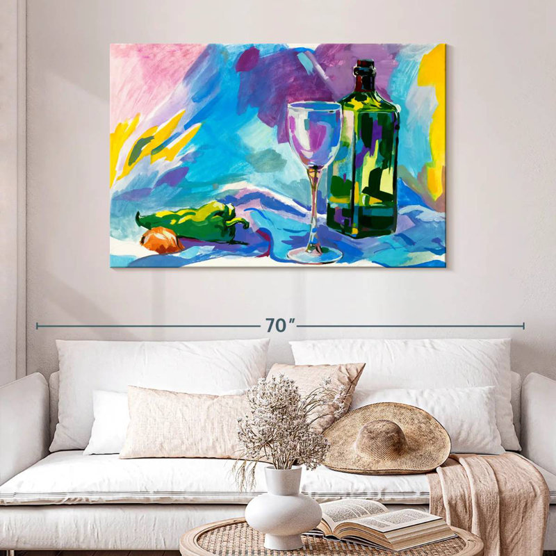 Yarlin Alcohol, 32" H x 48" W