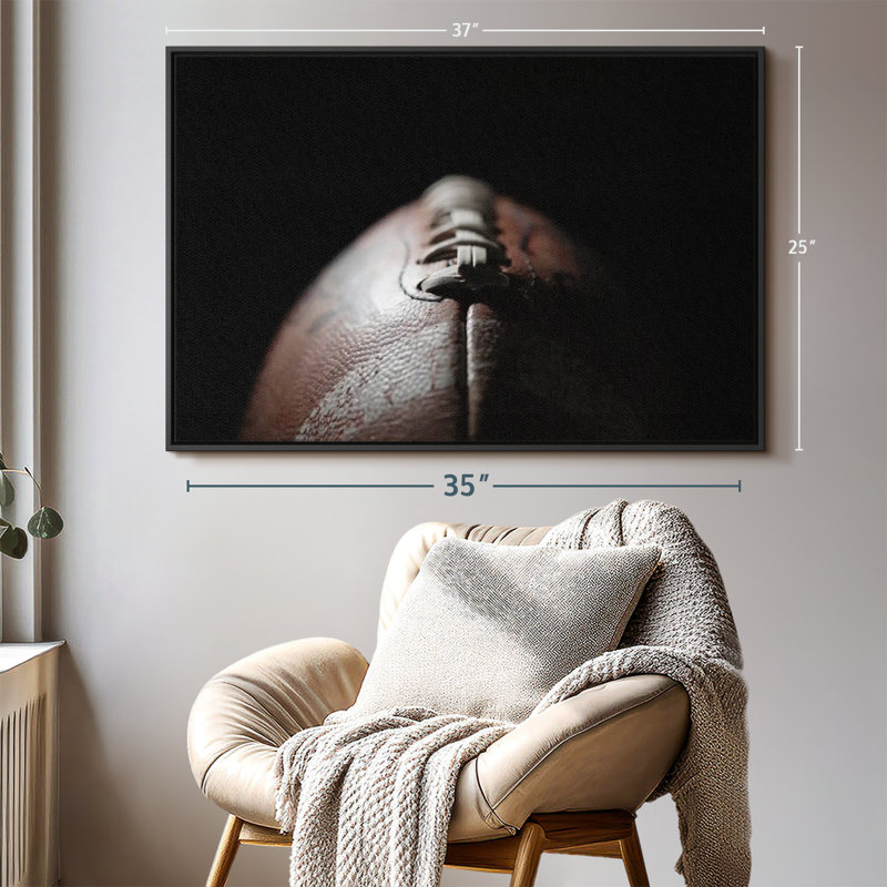 «Dramatic Football», reproduction sur toile, H 25 po x l 37 po