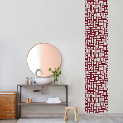 Abstract Non-Wall Damaging Wall Decal