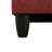 Red Sackcloth Fabric L style Left Hand Facing Living Room Sofa Set, with ottoman-81189135-87463989