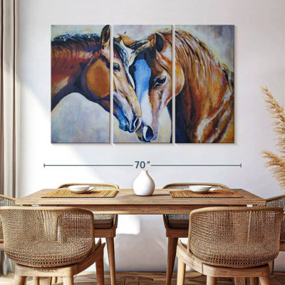 Two Affectionate Horses