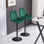 Aaminah Swivel Adjustable Height Velvet Bar Stool-1467852048