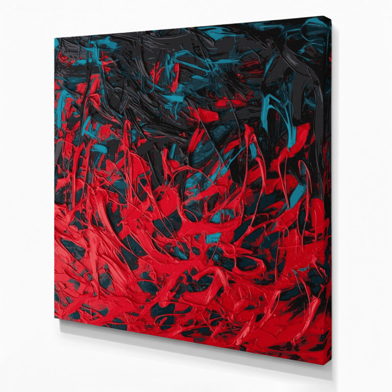 «Neo Expressionism 10», art mural sur toile, H 8 po x l 8 po