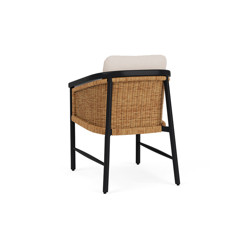 Galloway Outdoor Dining Armchair, Canvas Birds Eye