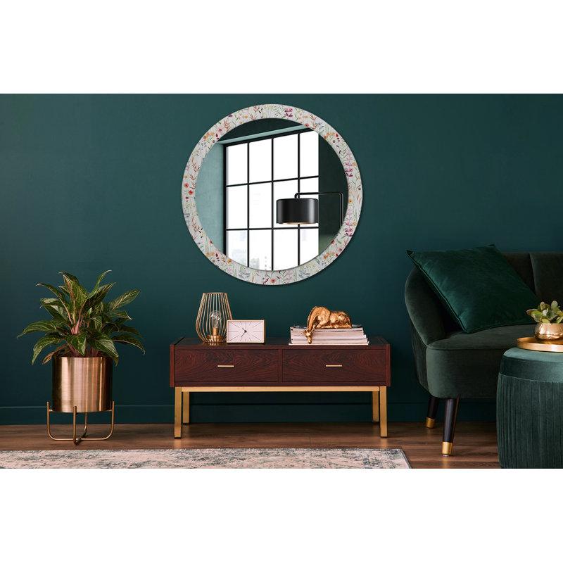 Huldar Glass Flat Wall Mirror