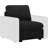 Hutcheson Large Corduroy Single Seat Armless Storage Chair Of Modular Sofa-851044306