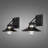 Radiant LED Wall Sconce with Artisan-Crafted Thick-Walled Clear Glass, 3-CCT Selectable, Dimmable, Wet Rated-177345850