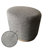Oval Accent Ottoman