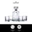 BarCraft Cut Glass Decanter Set