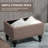 Abaza 25" Tufted Rectangle Storage Ottoman-864279286