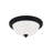 Geary Three Light Ceiling Flush Mount from Generation Lighting -55927801-55927802