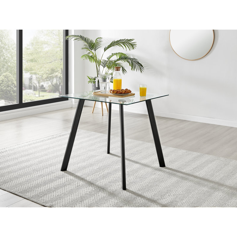 4 - Person Dining Set, Green/Black