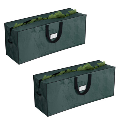 Elf Stor Set of 2 Christmas Tree Storage Bags - for 7.5-Foot Artificial Trees - Protects Holiday Decorations
