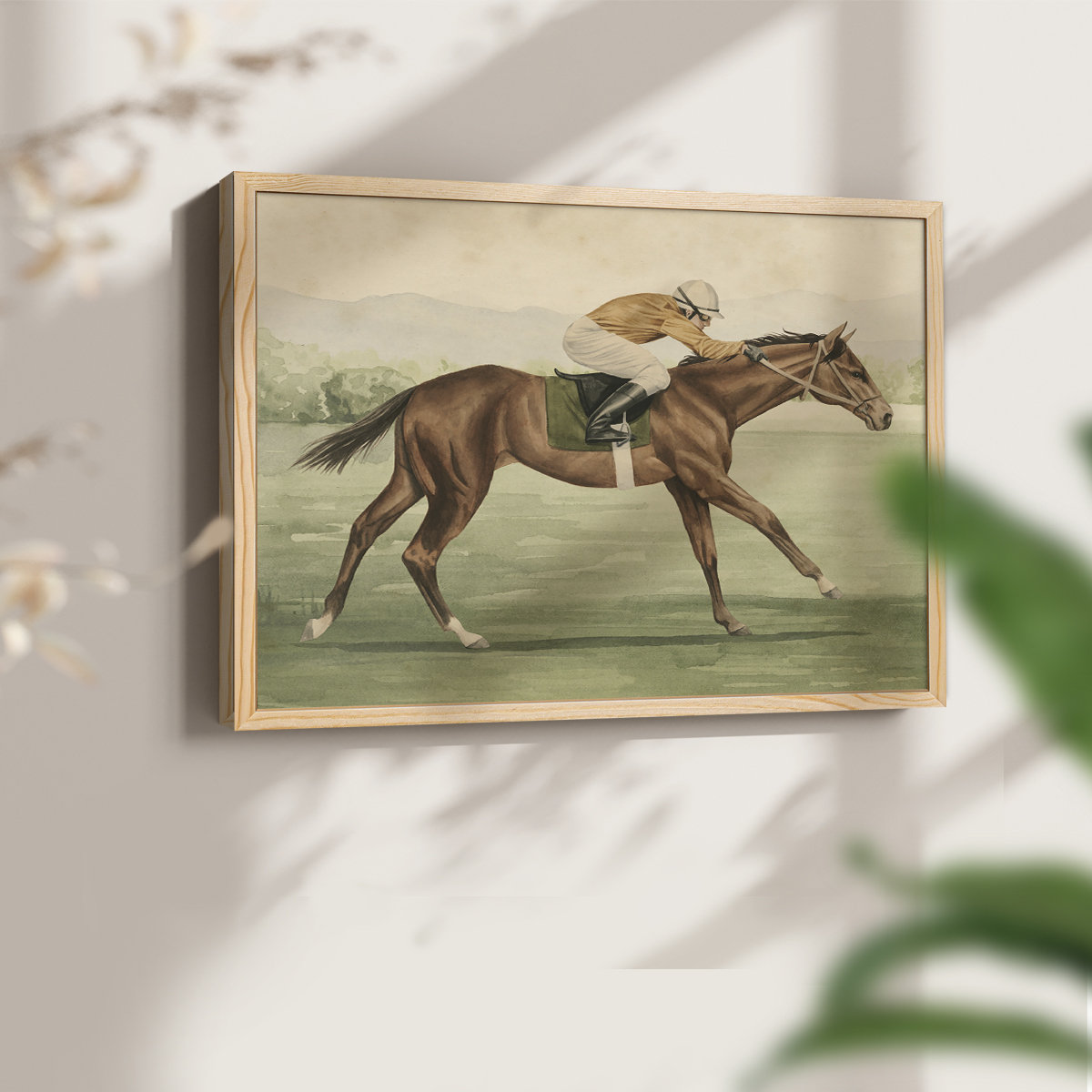 Charlton Home® Vintage Equestrian II -Framed Print - Restickable | Wayfair