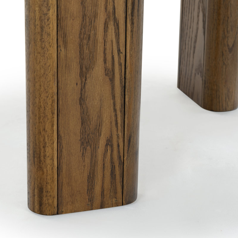 Table de salle à manger ronde en bois, Chêne moyen